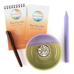 The Fire Kit – Make This a Summer of Self Care - Burn Negative Thoughts for Stress Relief and Healing - Care Kit By Two Sage Sisters