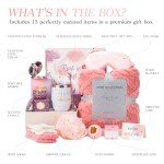 Birthday Gifts Unique for Women Get Well Soon Gifts, Self Care Baskets Bath Set Care Package Thinking of You Gifts Relaxation Gifts for Women Mom Her Friend Wife Grandma w/ Blanket