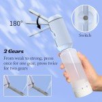 Portable Bidet for Travel, VITCOCO Rechargeable Travel Bidet Handheld Sprayer, Waterproof High Pressure Bidet for Personal Hygiene Cleaning, Soothing Postpartum Care(White)