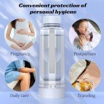 Portable Bidet for Travel, VITCOCO Rechargeable Travel Bidet Handheld Sprayer, Waterproof High Pressure Bidet for Personal Hygiene Cleaning, Soothing Postpartum Care(White)