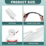 HQSLsund 25 Sets Personal Hygiene Kit Bulk, Disposable Toothbrushes with Toothpaste Floss Comb Soap Cover and Vanity Kit, Toiletry Kits Homeless Supplies Bulk for Women,Men,Travel,Homeless