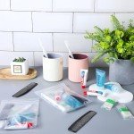 Ziliny 60 Pcs Basic Toiletry Set Homeless Hygiene Kits Homeless Care Package Supplies Travel Toiletry Bulk for Men Women Charity Reusable Supplies