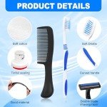 Basic Toiletry Kits, Individually Packed, Personal Hygiene Bulk Homeless Care Package Supplies, Travel Size for Men Women Charity, Disposable Toothbrushes With Toothpaste Set