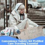 Ziliny 60 Pcs Basic Toiletry Set Homeless Hygiene Kits Homeless Care Package Supplies Travel Toiletry Bulk for Men Women Charity Reusable Supplies