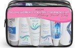 Asom Travel Toiletries Kit – TSA Approved Travel-Size 36-Piece Personal Care & Hygiene Essentials Set for Men & Women – Compact Unisex Kit for Flight, Vacation, Hotel, Gym, Camping