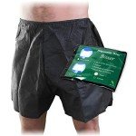 APPEARUS Disposable Men’s Boxer Shorts – 10 Count Individually Wrapped (S/M, Black) – Nonwoven Underwear for Spa, Tanning, Travel, Hospital, Massage & Personal Care