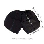 APPEARUS Disposable Men’s Boxer Shorts – 10 Count Individually Wrapped (S/M, Black) – Nonwoven Underwear for Spa, Tanning, Travel, Hospital, Massage & Personal Care