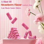 150Pcs Sanitary Napkin Disposal Bags, Luxiv Pink Disposable Sanitary Bag Personal Care Disposal for Tampons Trash Bag, Disposable Mini Bags for Women Privacy Handling Bag Diaper Sack (Purple)