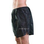 APPEARUS Disposable Men’s Boxer Shorts – 10 Count Individually Wrapped (S/M, Black) – Nonwoven Underwear for Spa, Tanning, Travel, Hospital, Massage & Personal Care