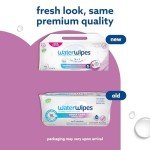 WaterWipes Adult Care Sensitive Body & Intimate Hygiene Wipes, 90 Wipes (3 Packs), Extra Large Textured, 99.9% Water-Based, For Everyday Personal Uses