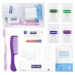 HQSLsund 20 Kits Travel Toiletry Kit Bulk, Personal Hygiene Kit, Disposable Hygiene Kit Homeless Care Supplies Charity Kit For Home, Hotel, Camping, Travel