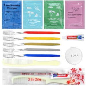 skourvut Bulk Hygiene Kits for Homeless,Basic Toiletry Kits,Travel Toothbrush and Toothpaste Set Care Packages for Homeless Hotel,Air Bnb Charity20