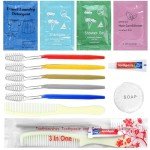 skourvut Bulk Hygiene Kits for Homeless,Basic Toiletry Kits,Travel Toothbrush and Toothpaste Set Care Packages for Homeless Hotel,Air Bnb Charity20