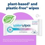WaterWipes Adult Care Sensitive Body & Intimate Hygiene Wipes, 90 Wipes (3 Packs), Extra Large Textured, 99.9% Water-Based, For Everyday Personal Uses