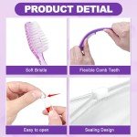 HQSLsund 20 Kits Travel Toiletry Kit Bulk, Personal Hygiene Kit, Disposable Hygiene Kit Homeless Care Supplies Charity Kit For Home, Hotel, Camping, Travel