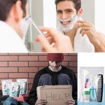 Ziliny 60 Set Travel Convenience Toiletry Kit Bulk Basic Toiletry Kits Travel Size Homeless Personal Hygiene Kit Homeless Care Package Supplies with Reusable Toiletry Bag for Men Charity