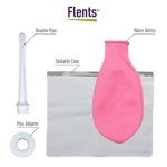 Flents Reusable Douche Kit, Compact & Portable Feminine Hygiene System, 16 fl oz Cleansing Bottle, BPA-Free, Rubber, Easy-to-Use, Travel-Friendly, Personal Care and Wellness Solution for Women