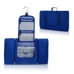 GOOSERIDE Travel Toiletry Bag for Women and Men - Hanging Cosmetic Travel Bag w/ 3 Detachable Organizer, Durable Hygiene Bag, Hanging Toiletry Bag Men or Makeup Case for Skincare - Royal Blue