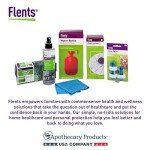 Flents Reusable Douche Kit, Compact & Portable Feminine Hygiene System, 16 fl oz Cleansing Bottle, BPA-Free, Rubber, Easy-to-Use, Travel-Friendly, Personal Care and Wellness Solution for Women