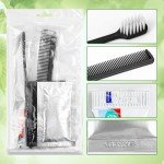 Toiletry Kits Disposable Travel Size Personal Hygiene Kits for Homeless Care Package Supplies in Bulk Toiletries Set Essential Women Men Hotel Guest Charity,Camping,Travel, Apartment 5 in 1(40 Pack)