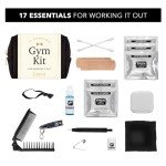 Pinch Provisions Gym Kit, Includes 15 Personal Care Essentials for Wellness & Beauty, Perfect for Gifts, Gym Bags, Duffle Bags & Lockers (Black)