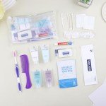 Pack of 50 Basic Toiletry Kits, Individually Packed, Personal Hygiene Kit Bulk Homeless Care Package Supplies, Travel Size Convenience Kits Suitable For Hotel, Home, Camping, Travel