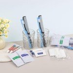 Pack of 10 Basic Toiletry Kits, Hygiene Kit Bulk, Individually Packed, Homeless Care Package Supplies Travel Size Toiletry Kit for Men Women Charity Reusable Toiletry Bag
