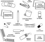 Pinch Provisions Gym Kit, Includes 15 Personal Care Essentials for Wellness & Beauty, Perfect for Gifts, Gym Bags, Duffle Bags & Lockers (Black)