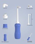 Hibbent Portable Bidet for Travel, Handheld Travel Bidet for Personal Hygiene Care, Personal Cleansing Use, Extended Nozzle, 17oz(500ml) Bathroom Toilet Bidet Spray, Purple