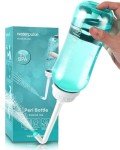 Peri Bottle for Postpartum Travel Bidet - Perineal Care,Portable Travel Squeeze Bottle Bidet for Women Personal Hygiene Cleaning,2 Tubes for Baby Mom After Birth Cleansing and Recovery 16.9OZ(Green)