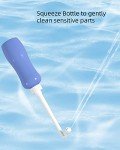 Hibbent Portable Bidet for Travel, Handheld Travel Bidet for Personal Hygiene Care, Personal Cleansing Use, Extended Nozzle, 17oz(500ml) Bathroom Toilet Bidet Spray, Purple