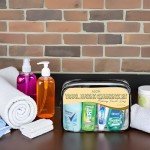 Asom Unisex Toiletry Travel Kit – 25-Piece TSA-Approved Hygiene Essentials Set with Leak-Proof Pre-Filled Bottles for Shampoo, Body Wash, Lotion and Personal Care in Clear Carry-On Bag
