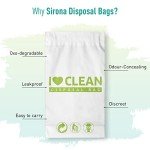 Sirona Personal Disposal Bags – 30 Bags for Discreet Tampons, Sanitary Pads/Napkin, Panty Liners, Tampons & Condoms | Menstrual Care and Hygiene Products