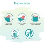Sirona Personal Disposal Bags – 30 Bags for Discreet Tampons, Sanitary Pads/Napkin, Panty Liners, Tampons & Condoms | Menstrual Care and Hygiene Products