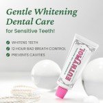 EUTHYMOL Whitening Toothpaste (3.7fl oz) - Stain Removal in 2 Weeks, Long-Lasting Freshness for Sensitive Gum & Teeth. Bad Breath, Cavity Prevention. Recyclable Aluminum Tube