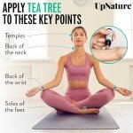 UpNature Tea Tree Essential Oil Roll On - 100% Natural Tea Tree Oil for Skin