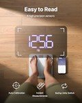 FITINDEX Smart Scale for Body Weight, Scale with BMI, Body Fat, Muscle Mass, Bluetooth,13 Body Composition Analyzer, Sync APP, Digital Bathroom, FSA HSA Eligible, 400lb, White