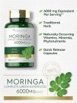 Carlyle Moringa Oleifera | 180 Capsules | Non-GMO and Gluten Free Supplement | Complete Green Superfood | from Moringa Leaf Powder