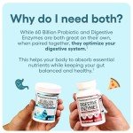 Physician's CHOICE Advanced Gut Health Bundle: 60 Billion Probiotics 30ct + Digestive Enzymes 60ct for Digestive, Gut, and Immune Health Supports Occasional Constipation, Diarrhea, Gas, and Bloating