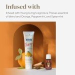 Young Living Thieves Whitening Toothpaste - Natural Oral Care for a Bright Smile - Fluoride-Free Formula - 4 oz Tube - Certified Ingredients for Fresh and Healthy Teeth