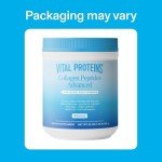 Vital Proteins Collagen Peptides Powder Advanced with Hyaluronic Acid & Vitamin C - 20oz Collagen Protein, Unflavored, 28 Servings