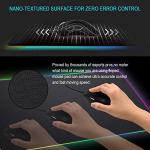 Large RGB LED Gaming Mouse Pad