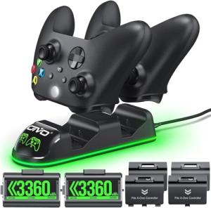 OIVO Xbox Controller Charging Station with Batteries