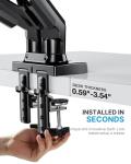 Dual Monitor Stand for 13"-27" Screens