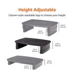 Adjustable Monitor Riser Stand for Ergonomic Comfort