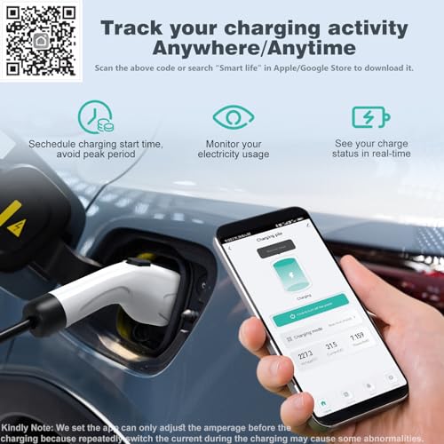 AIMILER Level 2 EV Charger, 32Amp, 25ft Cable