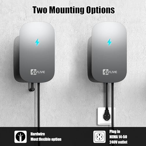 Evlive 240V EV Charger Level 2, ETL/Energy Star Certified