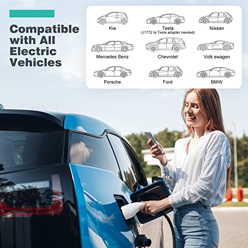 AIMILER Level 2 EV Charger, 32Amp, 25ft Cable