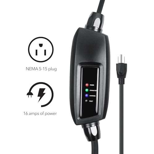 Lectron 110V Level 1 EV Charger + Extension Cord