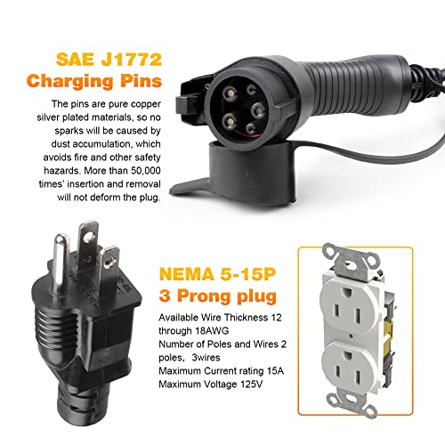 BESENERGY 110V Portable EV Charger for All Cars